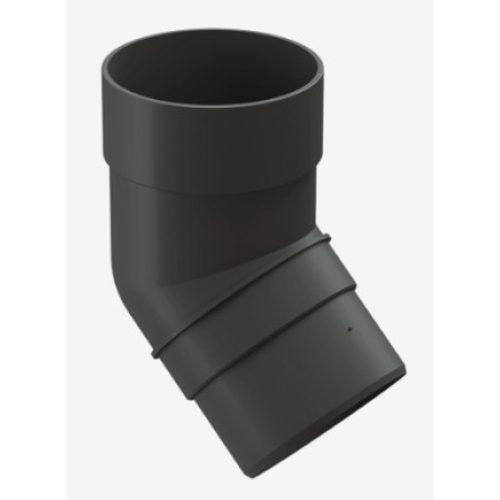 КОЛЕНО 45° Docke PREMIUM / ГРАФИТ