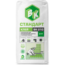 КЛЕЙ ЦЕМЕНТНЫЙ  ВК-210 внут./наруж/теплый пол (25 кг)
